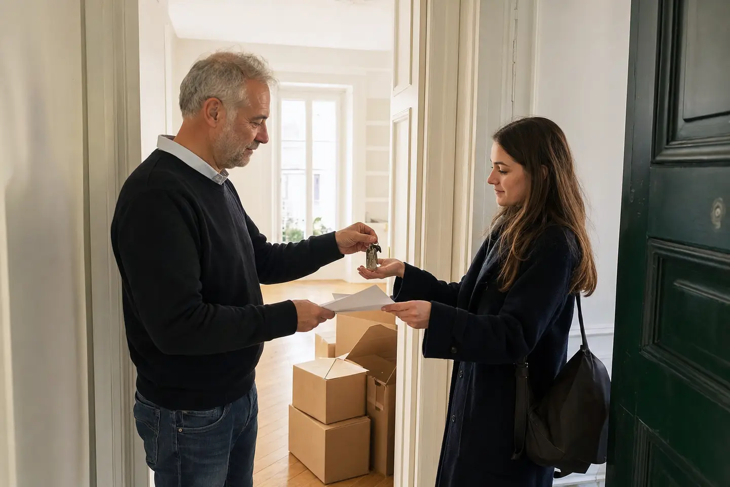 Remise des clés entre un propriétaire et son locataire, moment où l'attestation d'assurance habitation doit être présentée